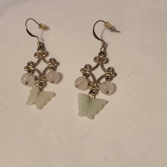 Butterfly Necklace and Earrings Set. EUC - Picture 5 of 6